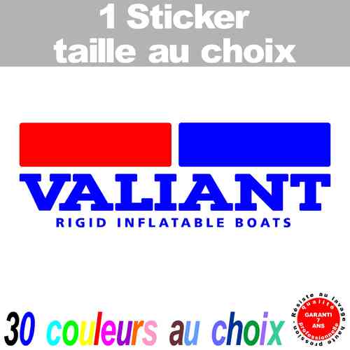 Stickers Valiant REF 1 bateau voilier jet ski moteur