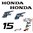 1 kit stickers HONDA 15 cv serie 2