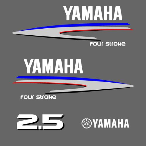 1 kit stickers YAMAHA 2.5cv serie 2