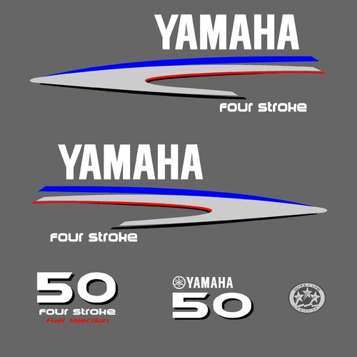 1 kit stickers YAMAHA 50cv serie 2