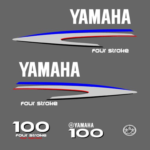 1 kit stickers YAMAHA 100cv serie 2