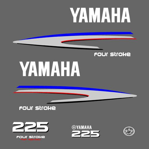 1 kit stickers YAMAHA 225cv serie 2