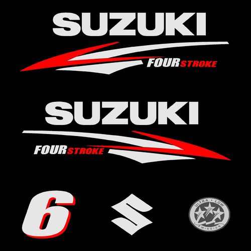 1 kit stickers SUZUKI 6cv serie 2