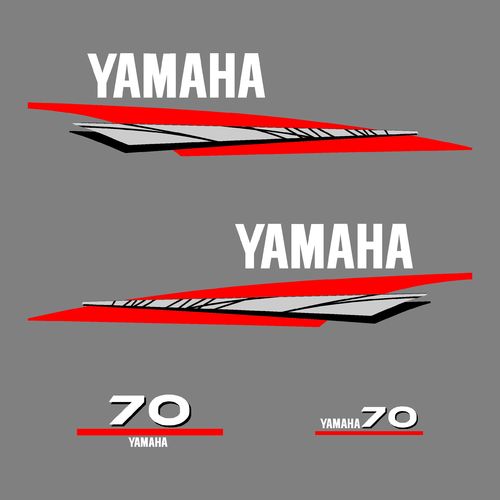 1 kit stickers YAMAHA 70cv serie 6