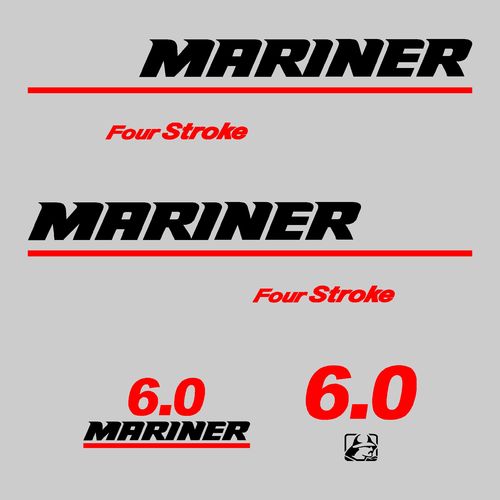 1 kit stickers MARINER 6cv serie 7