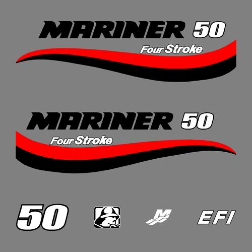 1 kit stickers MARINER 50cv serie 6