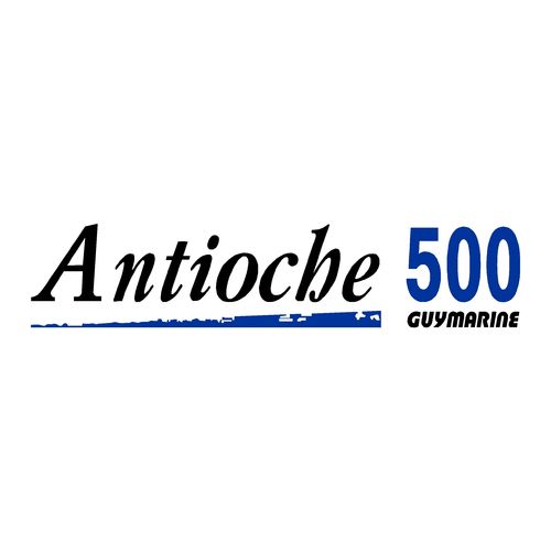 1 sticker GUYMARINE Antioche 500 ref 21 coque bateau chalutier