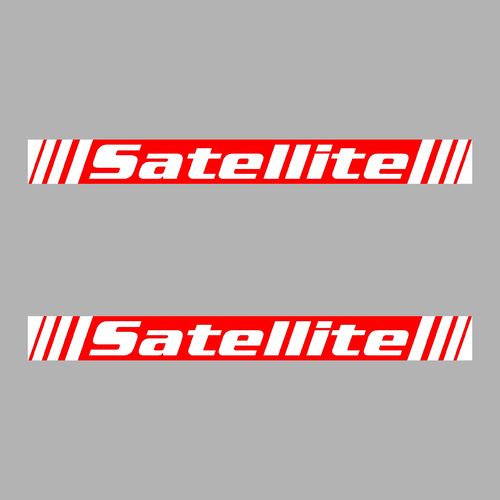 2 sticker SATELLITE ref 12