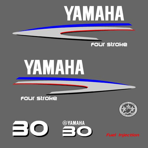 1 kit stickers YAMAHA 30cv serie 2