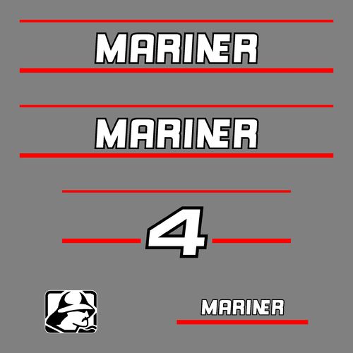 1 kit stickers MARINER 4cv serie 2