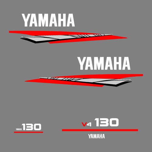 1 kit stickers YAMAHA 130cv V4 serie 6