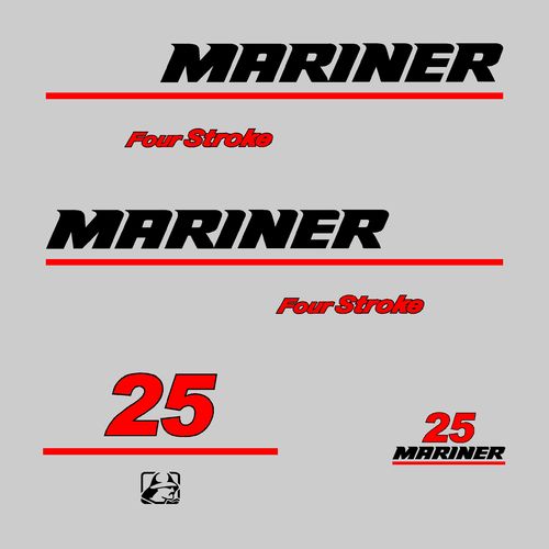 kit sticker MARINER 25cv serie7