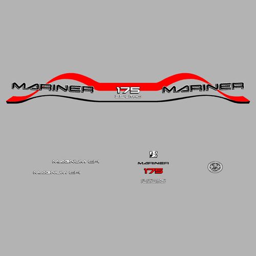 kit sticker MARINER 175cv serie 8 MAGNUM EFI