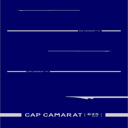kit de 2 stickers CAP CAMARAT 625 WA JEANNEAU ref 29