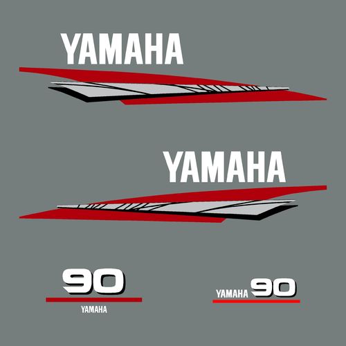 1 kit stickers YAMAHA 90 cv serie 6