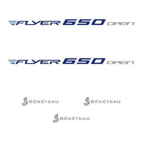 kit stickers BENETEAU FLYER 650 OPEN ref 57