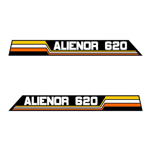2 Stickers OCQUETEAU ALIENOR 620 ref 34 série 3