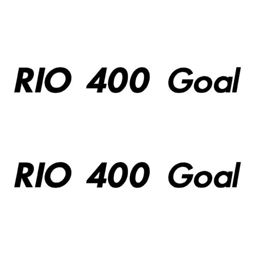 2 Stickers RIO 400 Goal ref 6