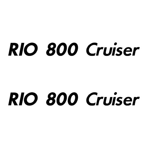 2 Stickers RIO 800 Cruiser ref 40