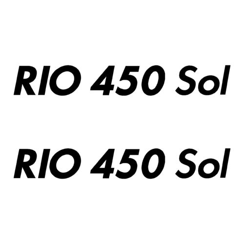 2 Stickers RIO 450 Sol ref 54