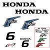 1 kit stickers HONDA 6 cv bf serie 2