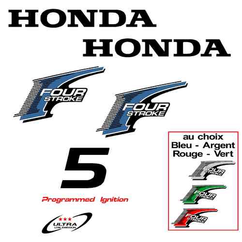 1 kit stickers HONDA 5 cv serie 2