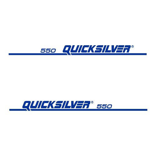2 stickers QUICKSILVER 550 ref 11