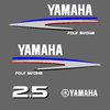 1 kit stickers YAMAHA 2.5cv serie 2