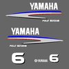 1 kit stickers YAMAHA 6cv serie 2