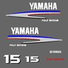 1 kit stickers YAMAHA 15cv serie 2