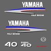 1 kit stickers YAMAHA 40cv serie 2