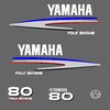 1 kit stickers YAMAHA 80cv serie 2