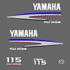 1 kit stickers YAMAHA 115cv serie 2