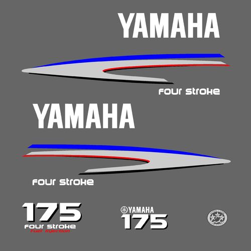 1 kit stickers YAMAHA 175cv serie 2