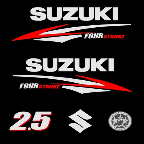 1 kit stickers SUZUKI 2.5cv serie 2