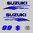 1 kit stickers SUZUKI 9.9cv serie 2