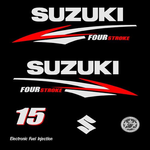 1 kit stickers SUZUKI 15cv serie 2