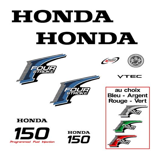 1 kit Stickers HONDA 150 cv serie 2
