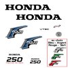 1 kit Stickers HONDA 250 cv bf serie 2