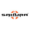 sticker SAKURA ref 1 marque de matériel pêche autocollant sponsor