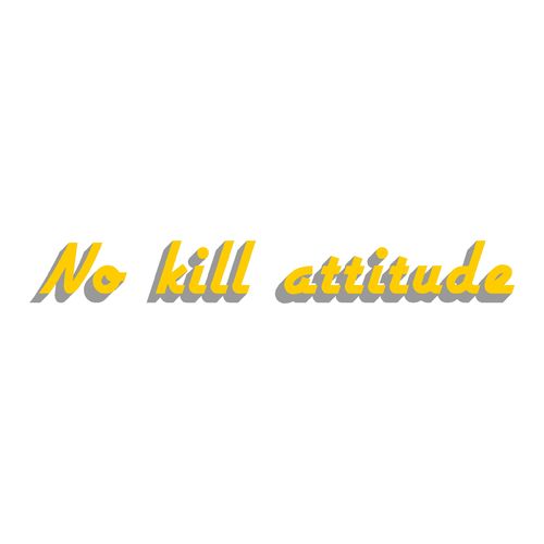 sticker NO KILL ref 10
