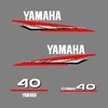 1 kit stickers YAMAHA 40cv serie 6