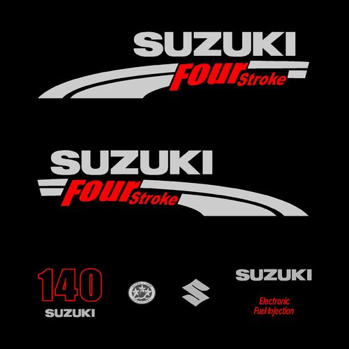 1 kit stickers SUZUKI 140cv serie 1 df