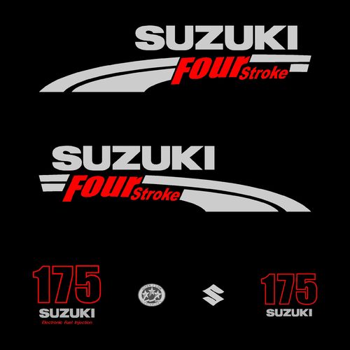 1 kit stickers SUZUKI 175cv serie 1