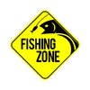 sticker FISHING ZONE ref 1