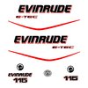 1 kit stickers EVINRUDE 115 cv serie 3