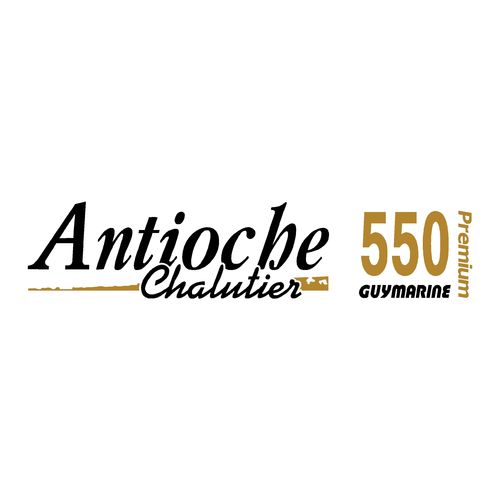 sticker GUYMARINE Antioche Chalutier 550 ref 12