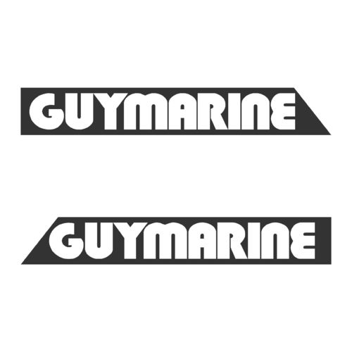 2 Stickers GUYMARINE ref 18