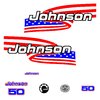 1 kit stickers JOHNSON 50cv serie 6