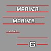 1 kit stickers MARINER 6cv serie 2
